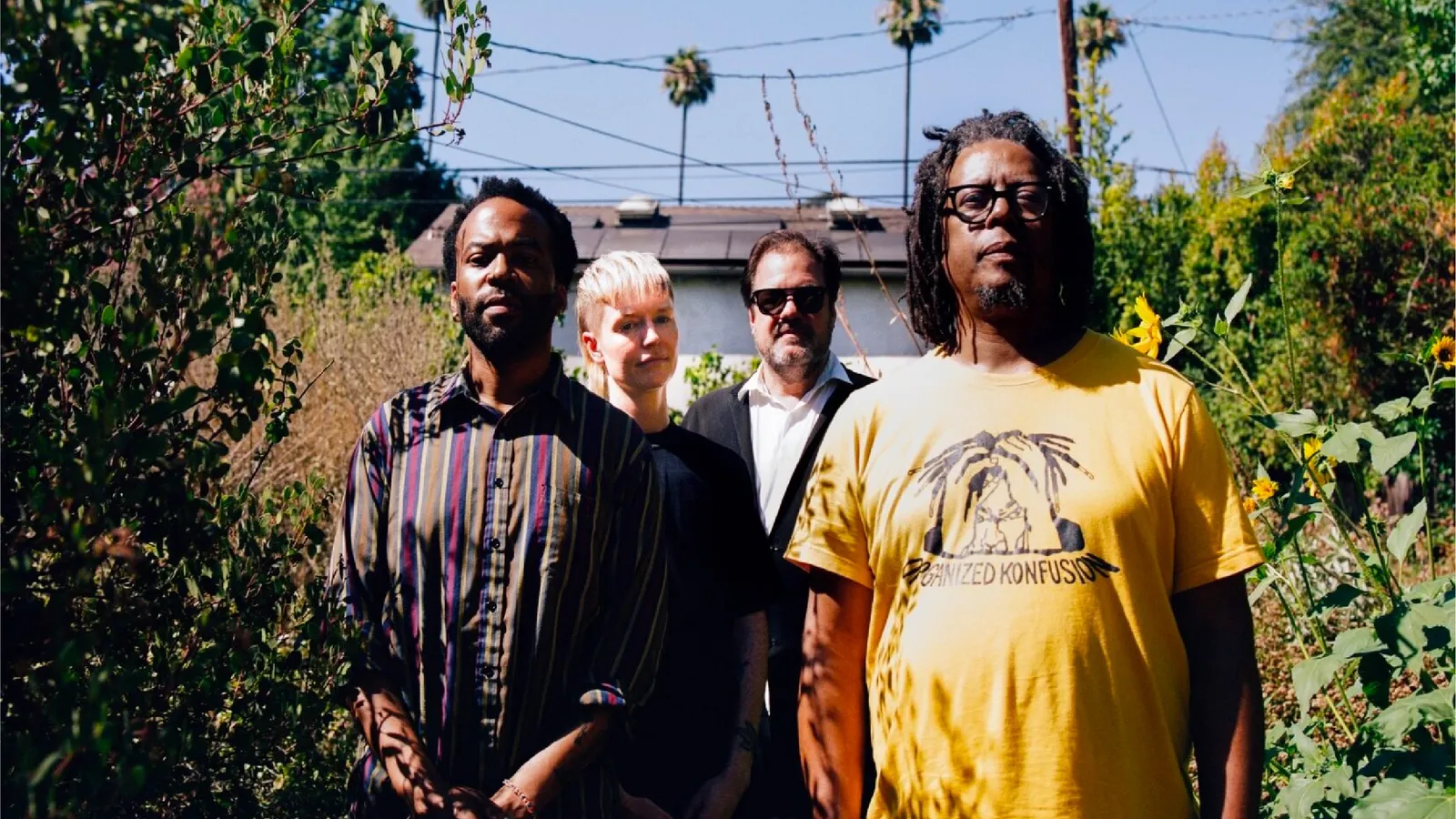 Jeff Parker and his band in Los Angeles